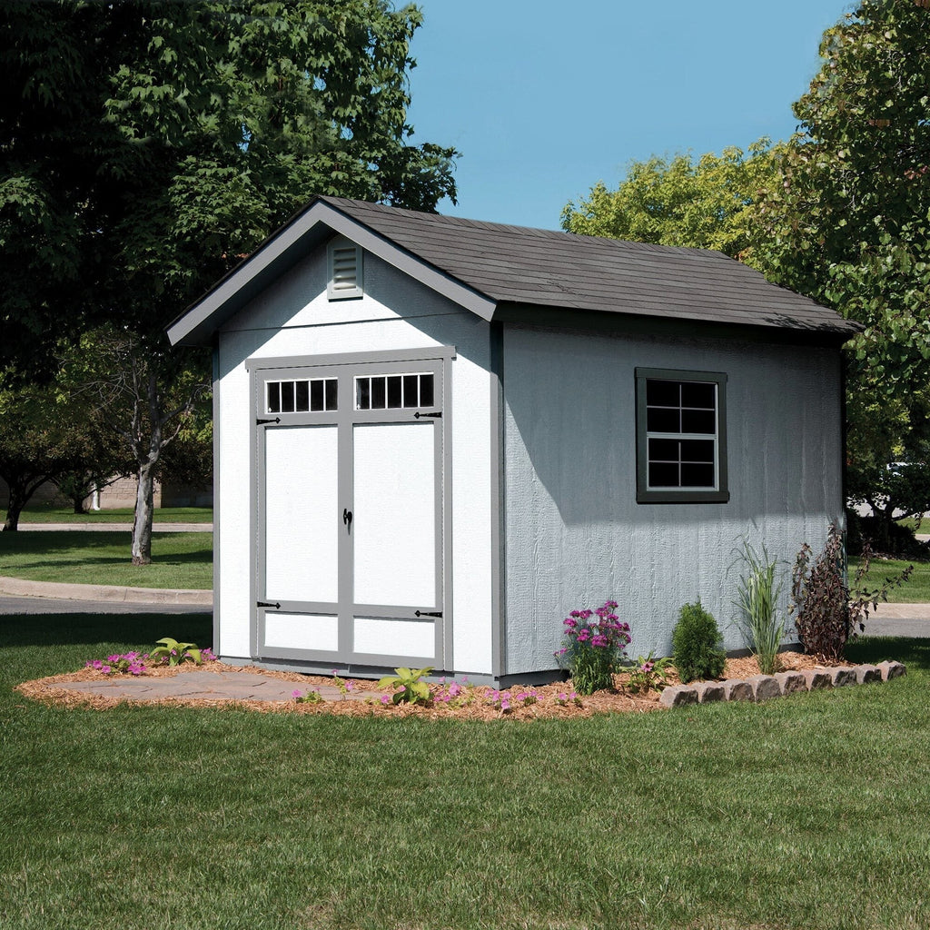 Handy Home Products Beachwood 10 ft. x 12 ft. Wood Storage Shed With Floor