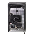 Smad Portable Absorption Mini Fridge 1.7 Cu Ft With Lock, Reversible Door, AC 110V And DC12V