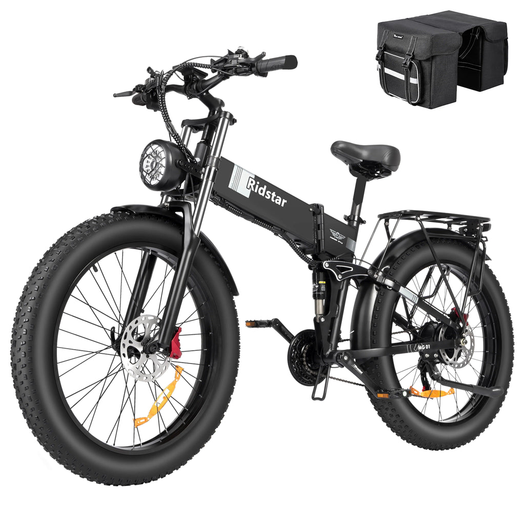 Electric Bike For Adults, 750W Motor, 48V 20Ah Removable Battery, 26 Fat Tire, Folding, Shimano 21-Speed, UL2849
