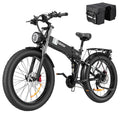 Electric Bike For Adults, 750W Motor, 48V 20Ah Removable Battery, 26 Fat Tire, Folding, Shimano 21-Speed, UL2849