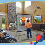 Slsy Portable Pickleball Set With Net, 4 Paddles, 4 Outdoor Pickleballs And 12 Birdies