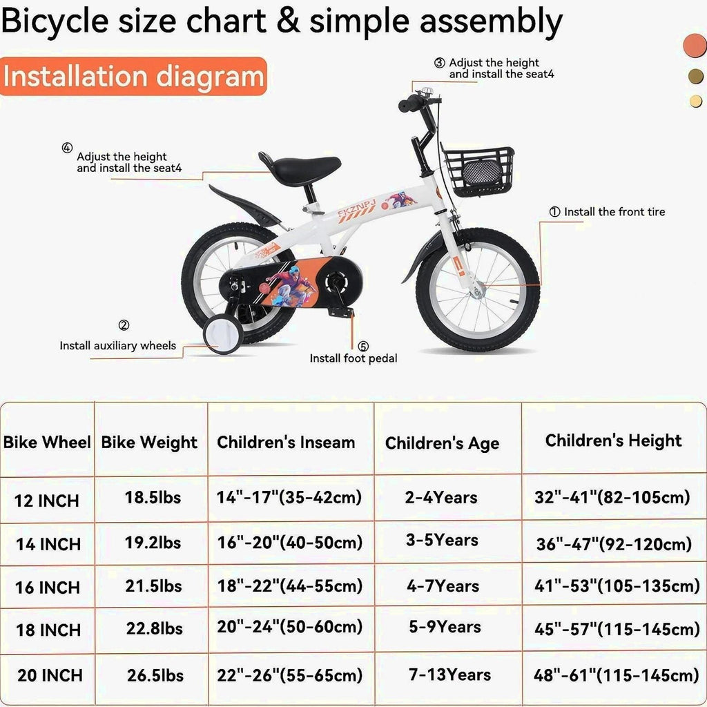 Baprem Girls' Bicycle, 18 Inch, Pink - Single Speed
