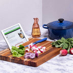 Teakhaus Smart End Grain Cutting and Carving Board