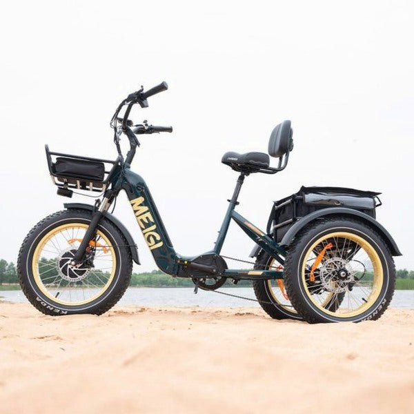 DWMEIGI Silverado 20 Foldable Fat Tire Electric Trike 48V/14AH 750W, 330LBS - MG2301