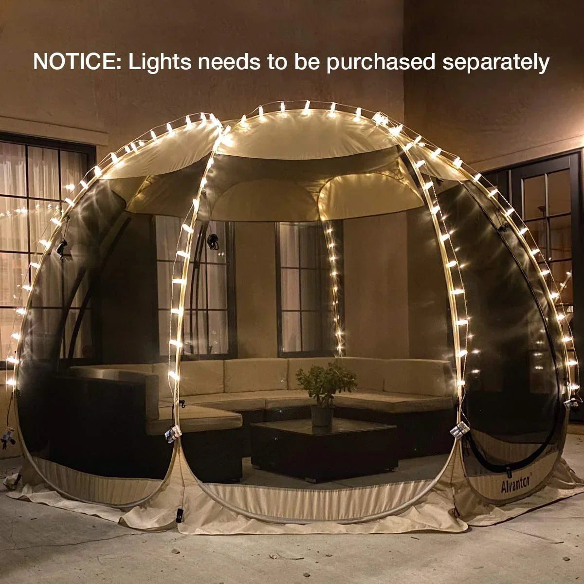 Screen House Camping Room Pop-Up Gazebo 10' x 10' Instant Canopy
