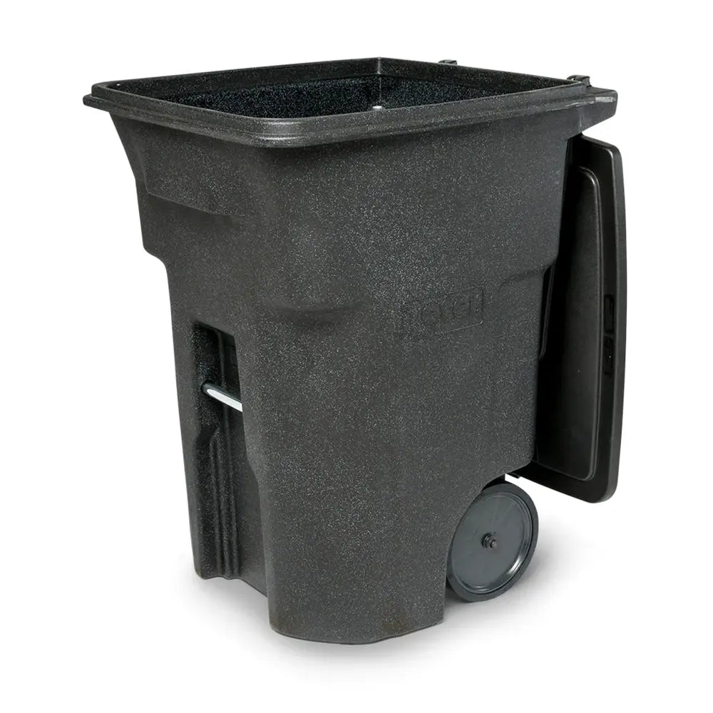 Toter 96 Gallon Trash Can With Smooth Wheels And Lid