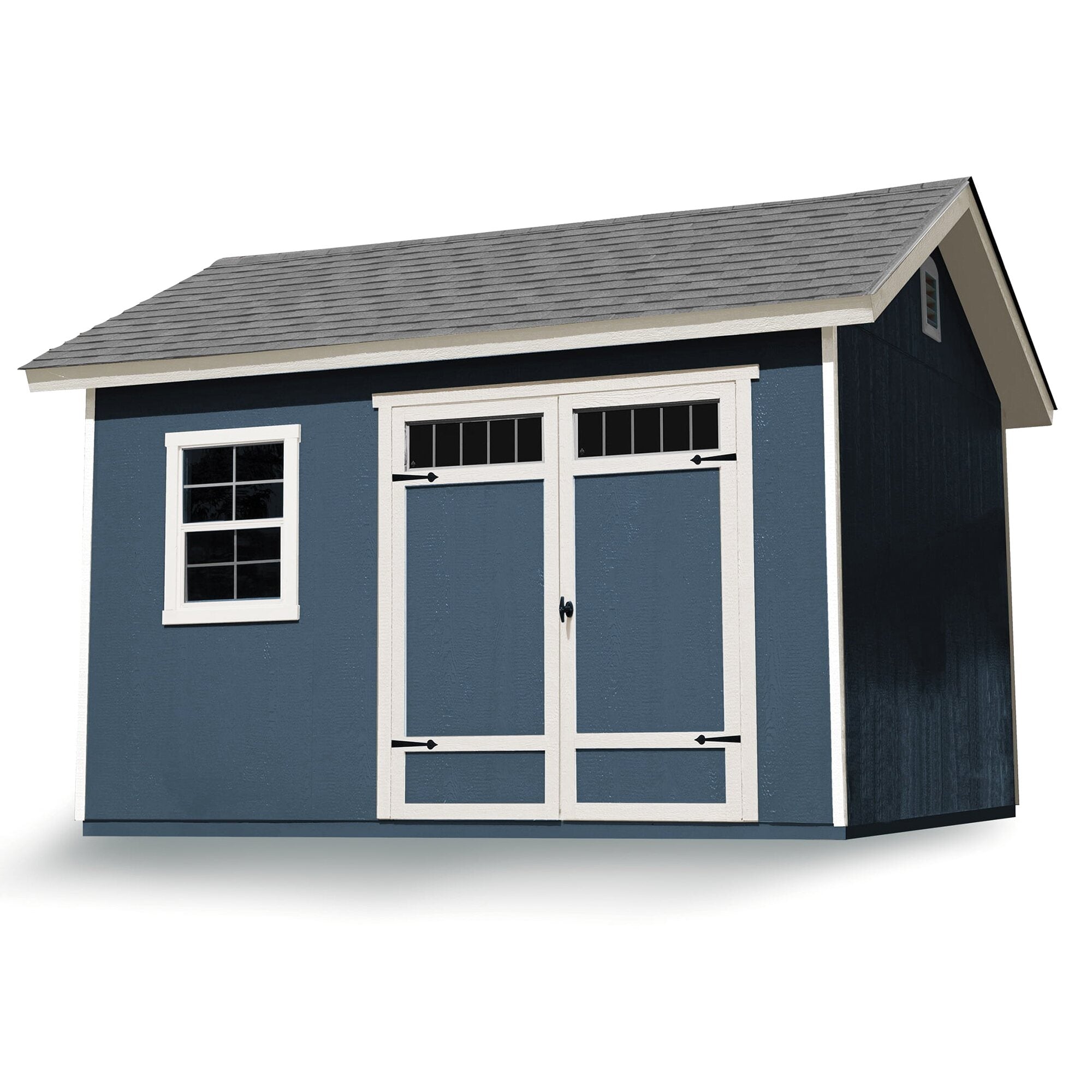 Handy Home Products Beachwood 10 ft. x 12 ft. Wood Storage Shed With Floor