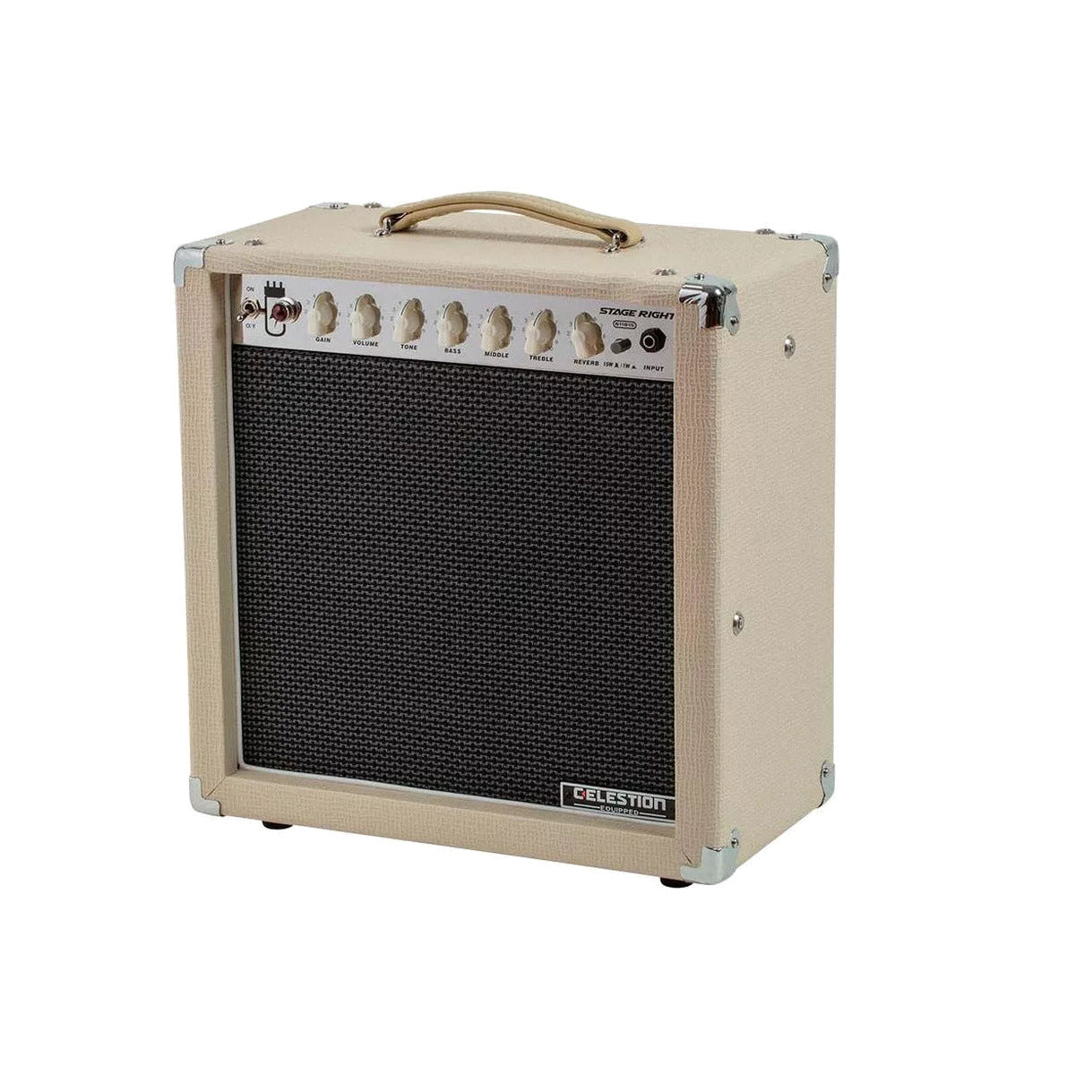 Stage Right By Monoprice 15-Watt 1x12 Guitar Combo Tube Amplifier With Celestion Speaker And Spring Reverb - 611815