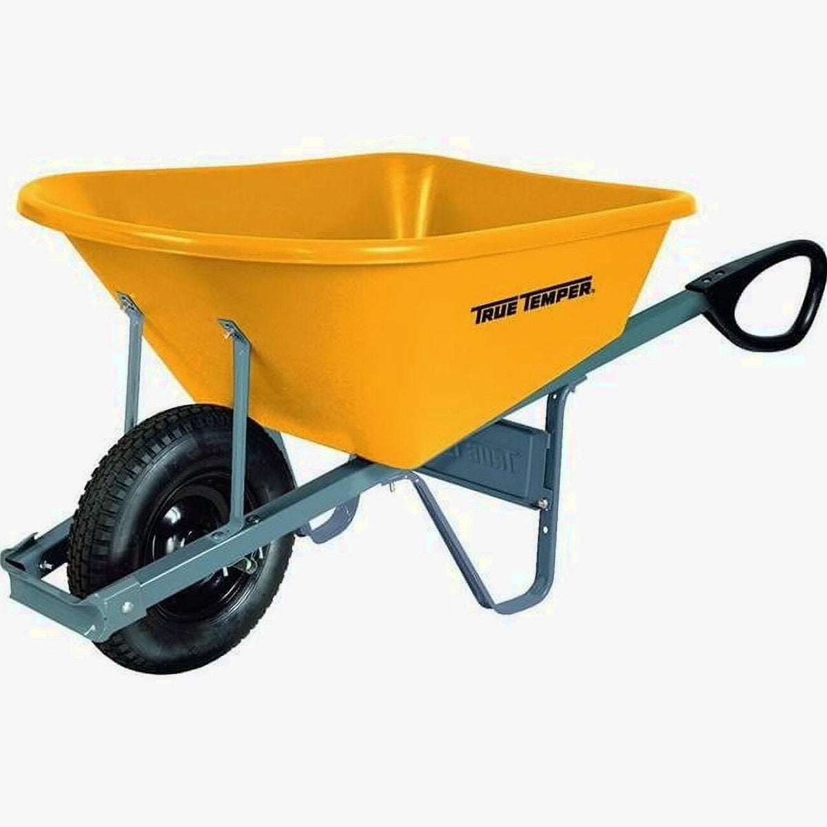 True Temper Poly Wheelbarrow 6 cu ft - Total Control