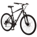 Schwinn Glenwood Men's Hybrid Bike, 700c, 21 Speeds, Black
