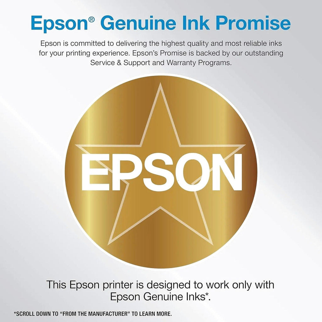 Epson EcoTank Wireless All-in-One Inkjet Printer, Scanner, Copier, Fax, ADF, Ethernet, White - ET-4800 C11CJ65201