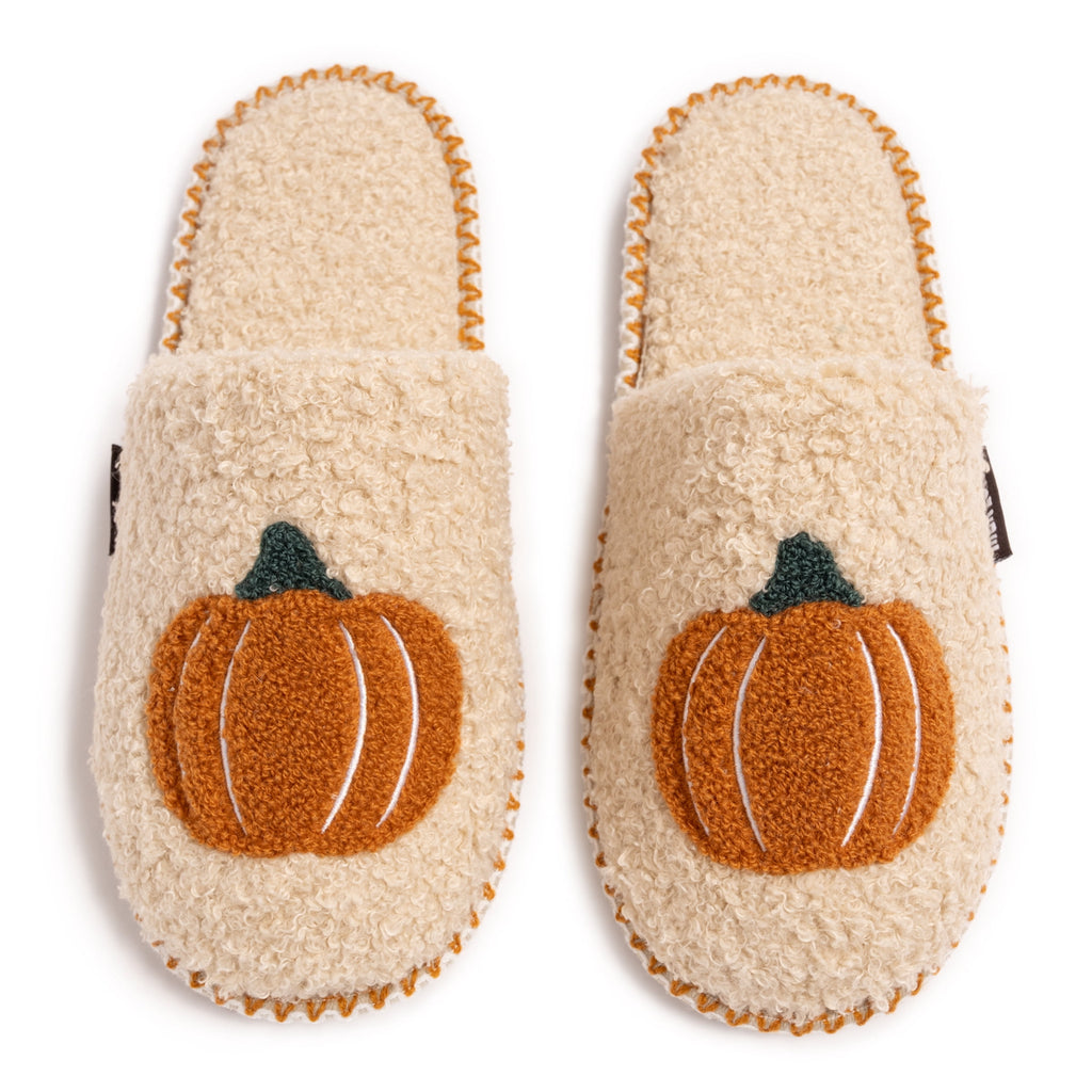 MUK LUKS Women's Punch Needle Fall Halloween Novelty Scuff Slipper