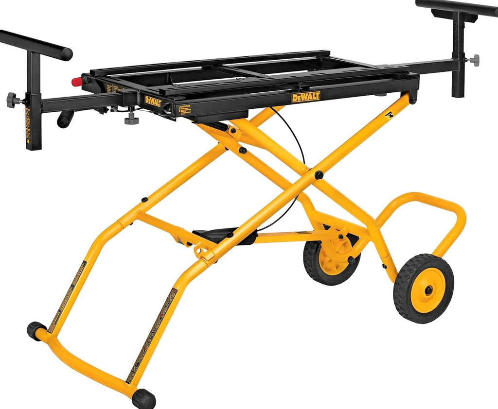 DEWALT Rolling Miter Saw Stand With Wheels, Yellow - DWX726