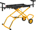 DEWALT Rolling Miter Saw Stand With Wheels, Yellow - DWX726