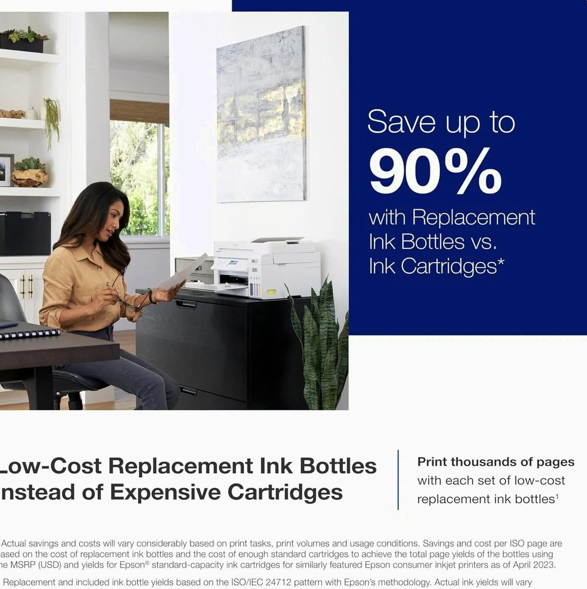 Epson EcoTank ET-4800 Wireless All-in-One Inkjet Printer, White - ET-4800