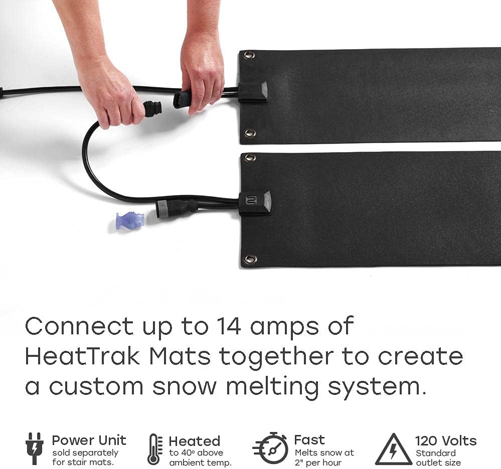 HeatTrak Heated Outdoor Snow Melting Mat - 20 x 60 in