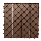 76-Pack Plastic Interlocking Deck Tiles, 68.80 Sq.Ft