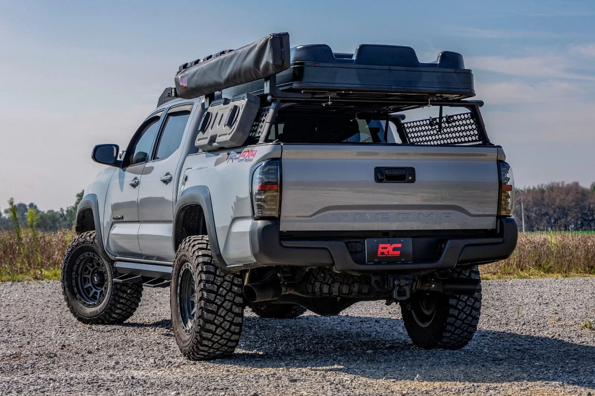 Rough Country SRL2 Adjustable Aluminum Steps For 2005-2023 Toyota Tacoma - 71096