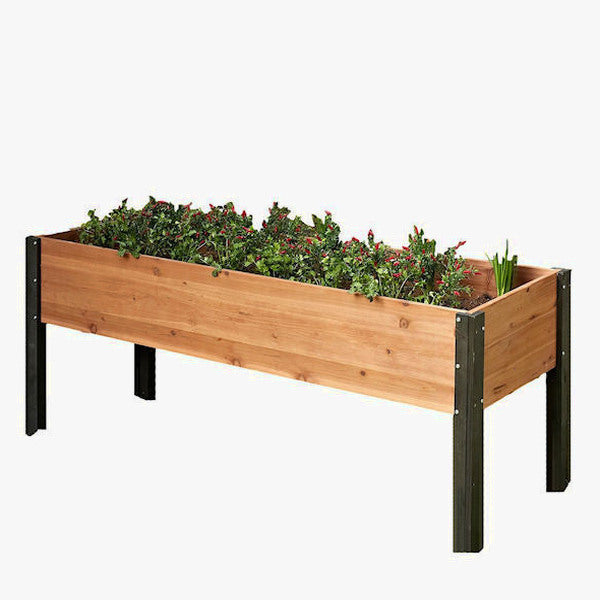 Elevated Outdoor Raised Garden Bed Planter Box 70 x 24 x 29 inch High