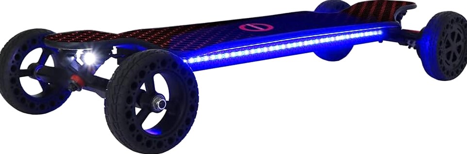 Electric Skateboard 4000 Watts, 12S3P, 35 Mph, 22 Mile Range, 6 Inch Wheels