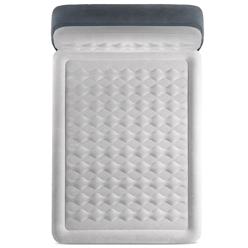 Intex Dura-Beam Deluxe Queen Air Mattress With Headboard, 18 Inches - FBAINT64447ED