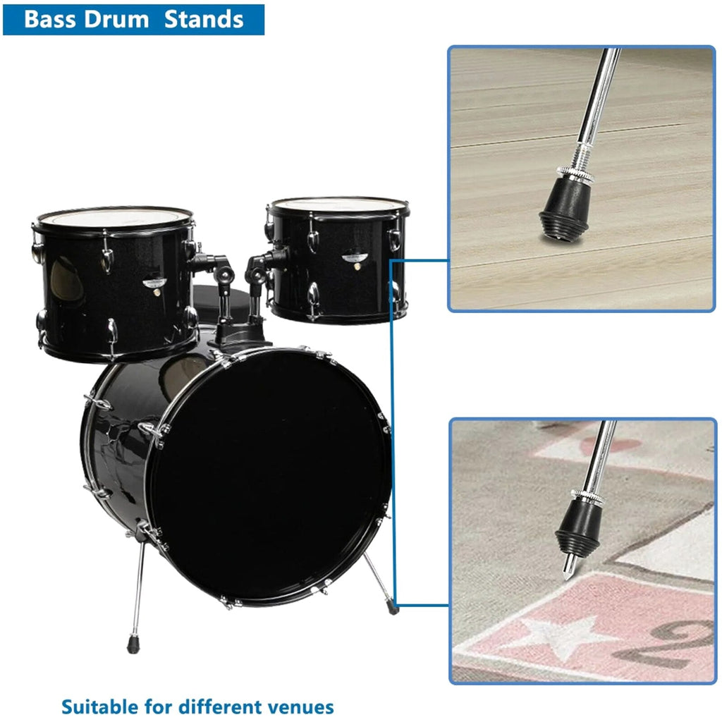 Ktaxon 5-Piece Adult Drum Set, 22 Inch Full-Size Drums Kit
