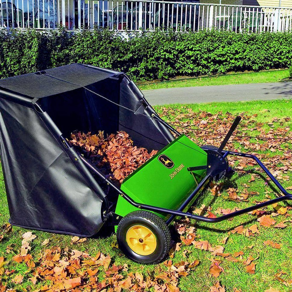 John Deere 42 in. 24 cu. ft. Tow-Behind Lawn Sweeper - STS-42JDC