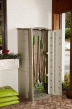 Rubbermaid Vertical Plastic Outdoor Storage Shed