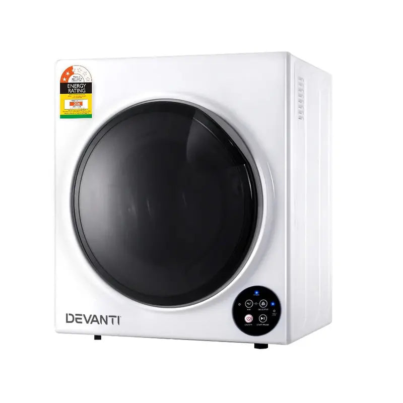 Devanti Fully Automatic Tumble Dryer 5kg Black