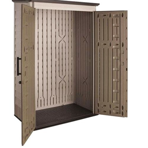 Rubbermaid Outdoor Storage Shed, 52 Cu. Ft., Weather-Resistant, Lockable Doors
