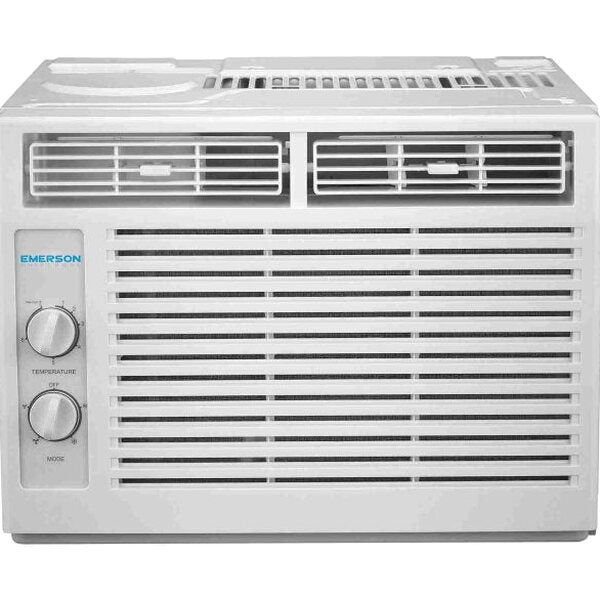 Emerson Quiet Kool 5000 BTU 115V Window Air Conditioner, White - EARC5MD1