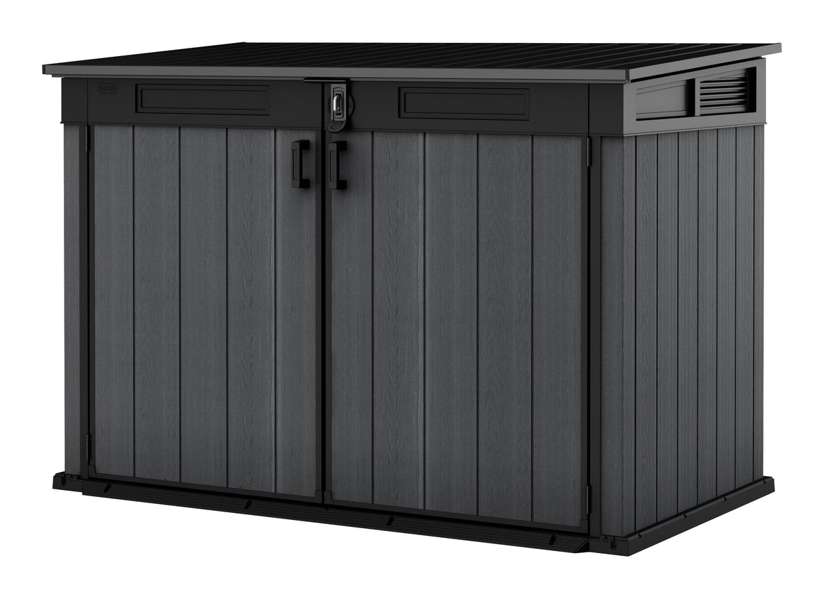 Keter Cortina Mega Outdoor Storage Shed, Graphite