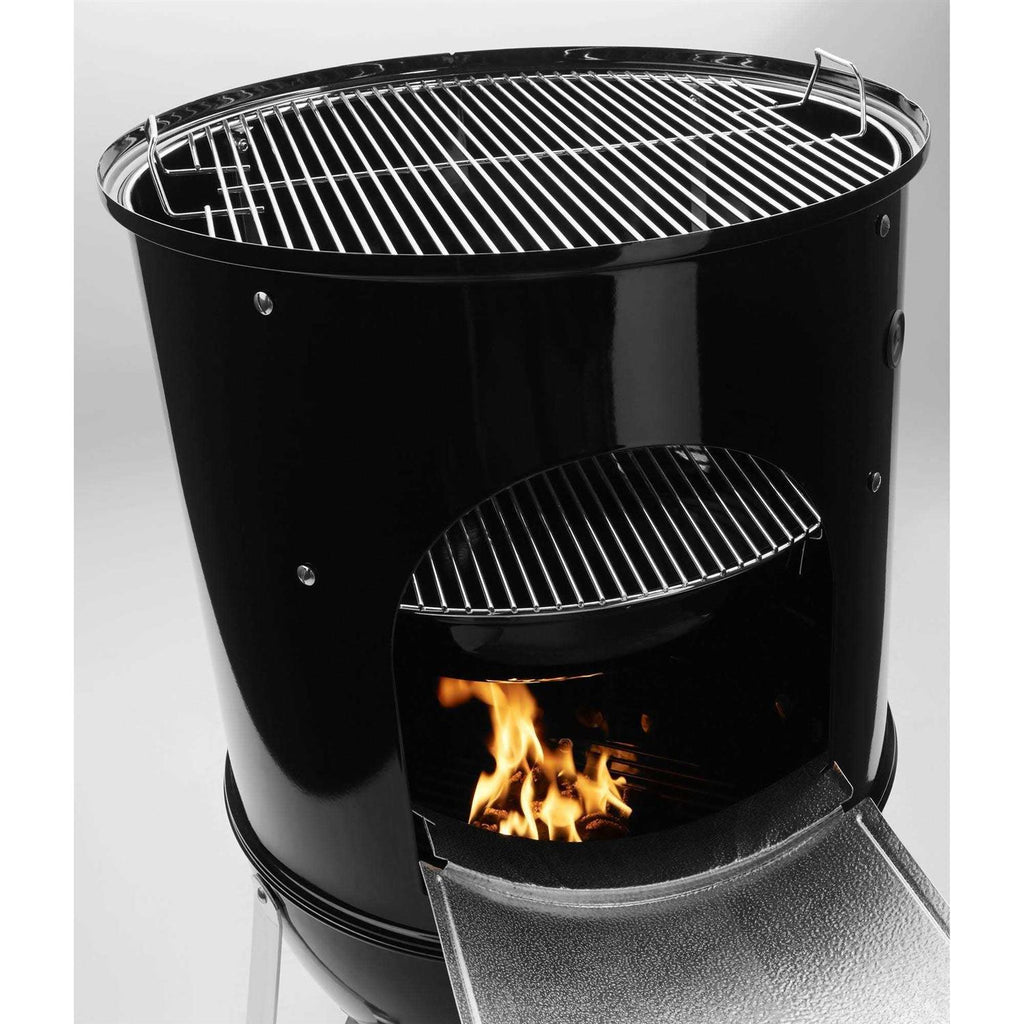 Weber Smokey Mountain Cooker Smoker 47cm With Premium Grade Cover