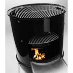 Weber Smokey Mountain Cooker Smoker 47cm With Premium Grade Cover