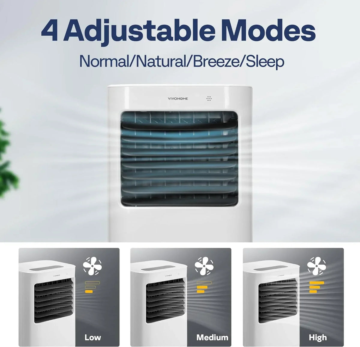 SPECSTAR Evaporative Air Cooler 600CFM 5.3 Gal Water Tank - LED Display and Remote Control