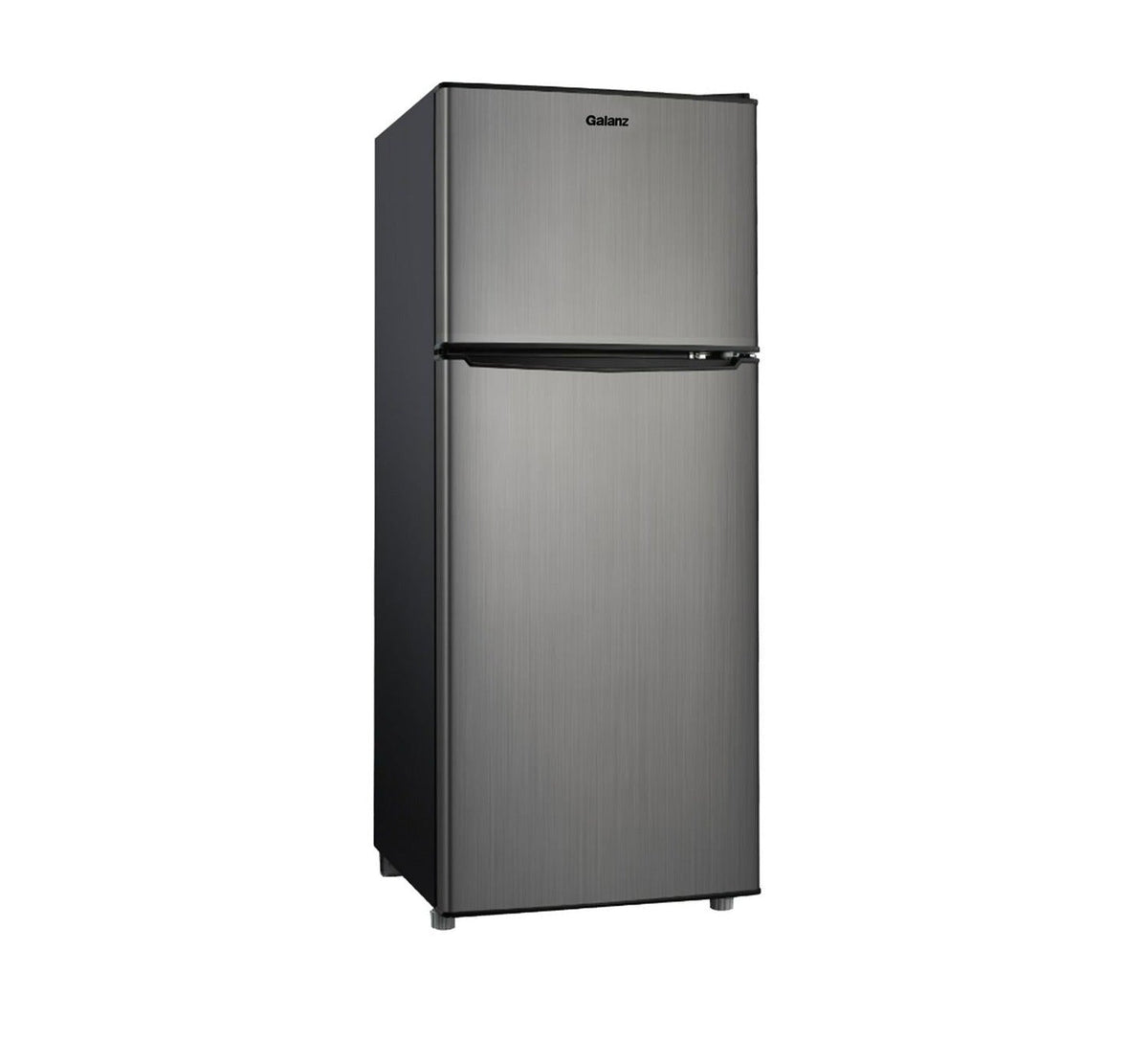 Galanz 4.6 Cu Ft Two Door Mini Refrigerator With Freezer, Stainless Steel - GL46TS5E