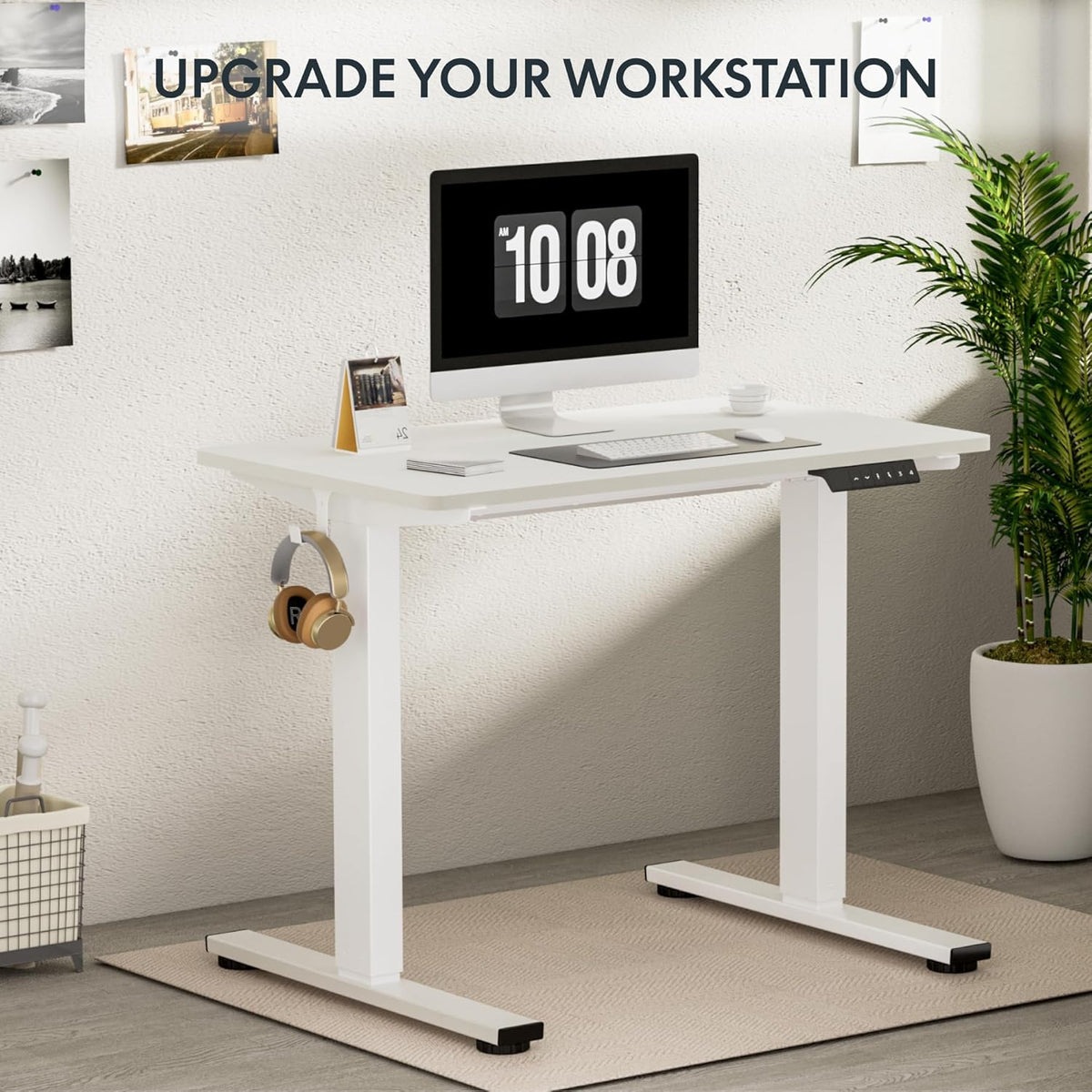FLEXISPOT Electric Standing Desk With Whole-Piece Desktop - EN1