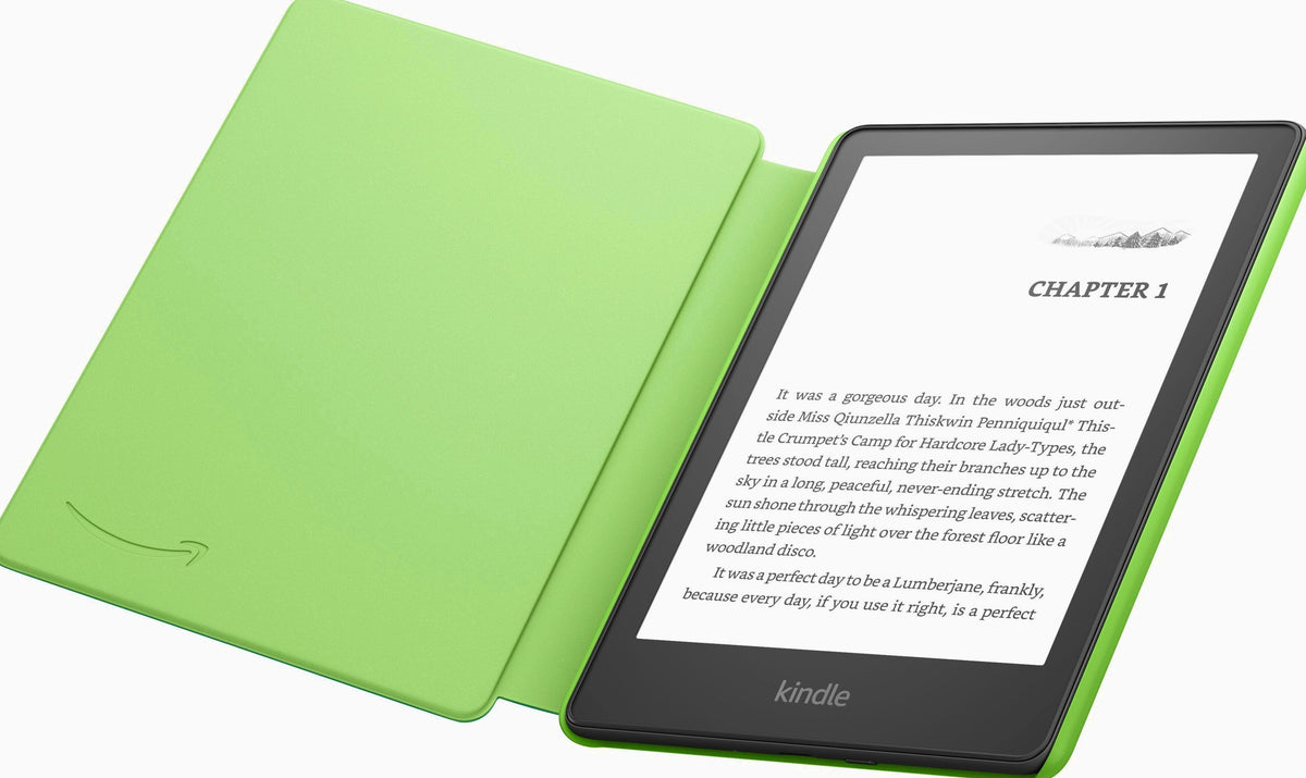 Amazon Kindle Paperwhite Kids E-Reader 6.8in Display, 16GB, Emerald Forest - 2022 2023