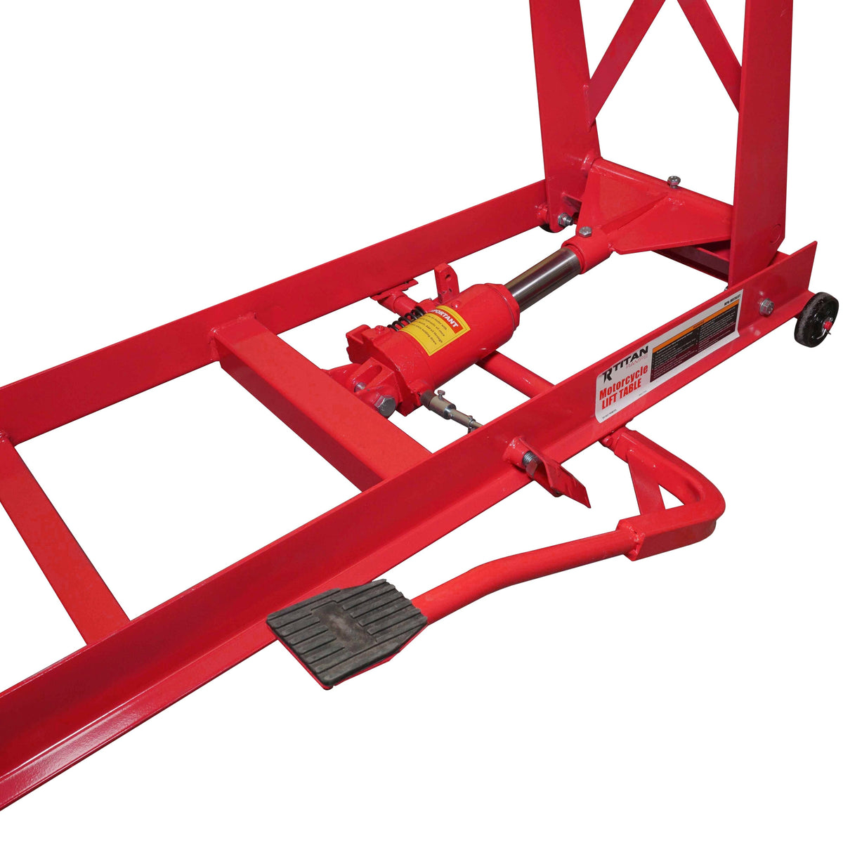 1,000 Lb Hydraulic Motorcycle Lift Table, Extra Long Heavy Duty