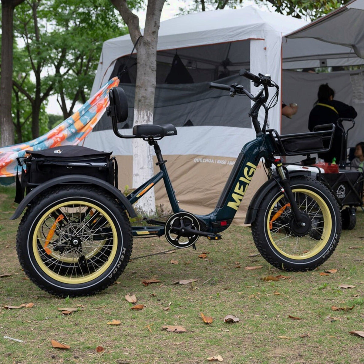 DWMEIGI Silverado 20 Foldable Fat Tire Electric Trike 48V/14AH 750W, 330LBS - MG2301
