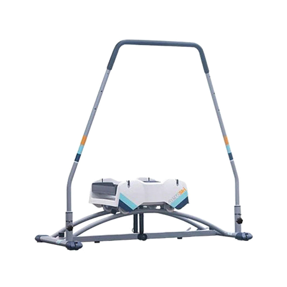 Aeroski Ski Fitness Workout Machine With Recoil Spring Resistance, Gray - 2.0