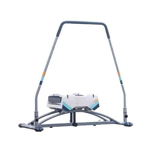 Aeroski Ski Fitness Workout Machine With Recoil Spring Resistance, Gray - 2.0