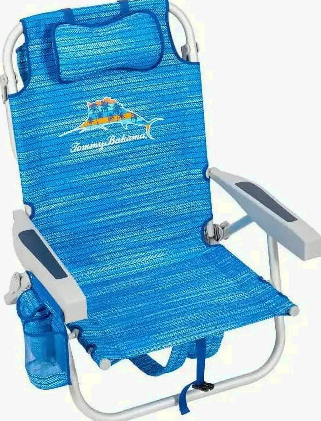Tommy Bahama Backpack Beach Chairs, Blue, 2 Pack