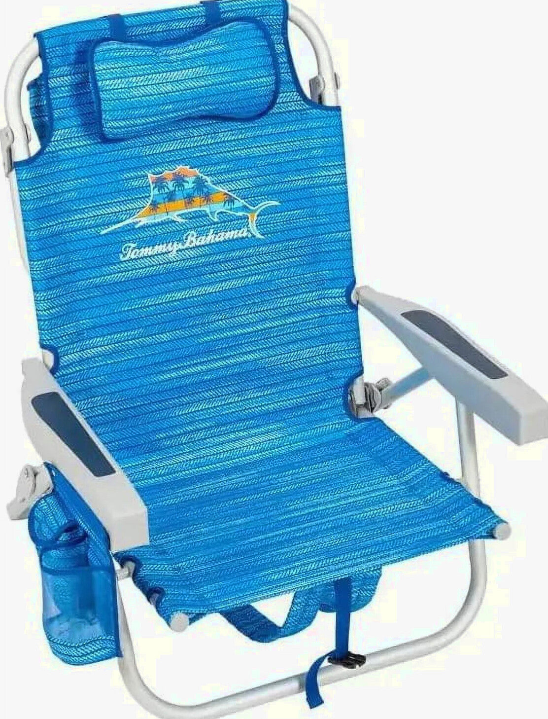 Tommy Bahama Backpack Beach Chairs, Blue, 2 Pack