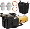FLIBEN 2-Speed In-Ground Pool Pump, 3.0 HP, 220V/230V, 50Hz/60Hz