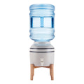 Primo Ceramic Countertop Water Dispenser With Wooden Stand, 0.26 Gallons - 900114