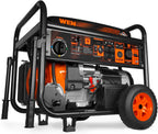 WEN 14500-Watt 120V/240V Tri-Fuel Generator With Electric Start And Wheel Kit - TF1450