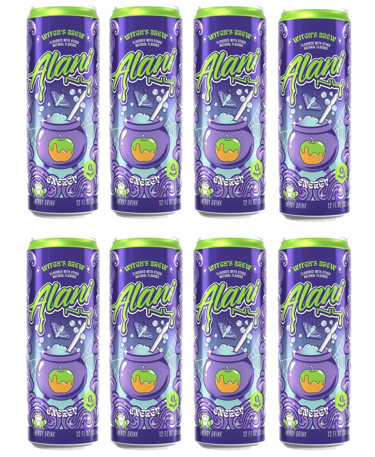 Sugar-Free Energy Drink, Witch's Brew, 12 Fl Oz, 8 Pack