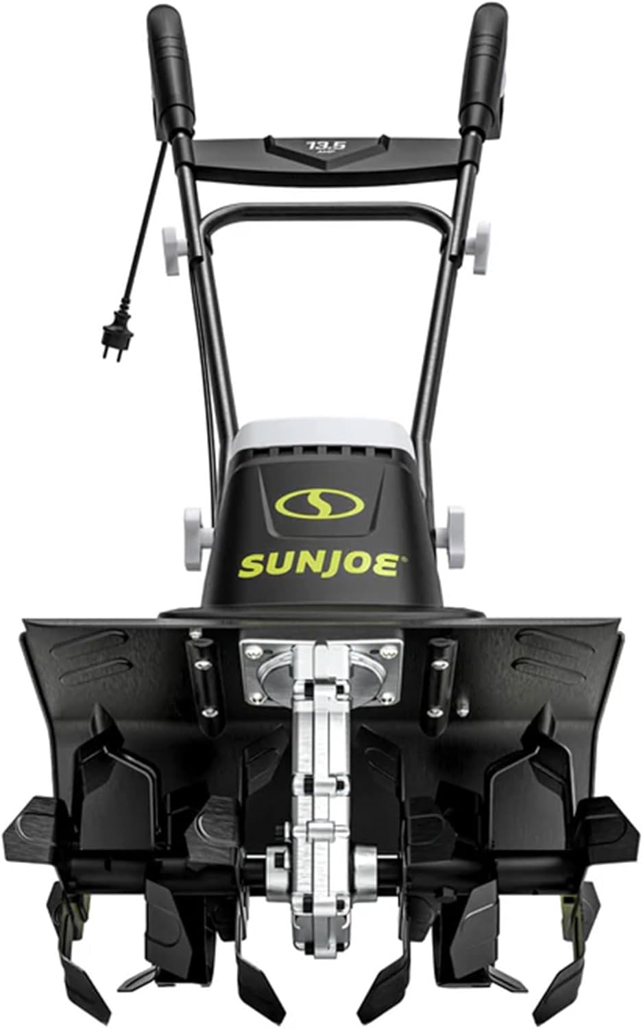Sun Joe Corded Electric Garden Tiller And Cultivator With Steel Tines, 16 Inch, 13.5-Amp - TJ604E