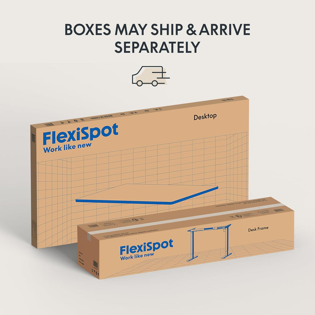 FLEXISPOT Electric Standing Desk With Whole-Piece Desktop - EN1
